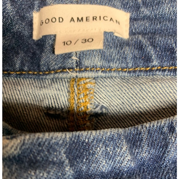 Good American Distressed Jeans Size 30 - Picture 2 of 5